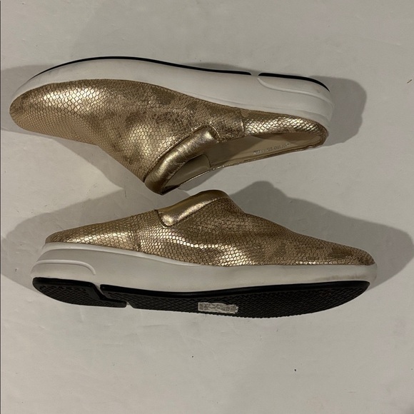 Milano Bags Soft Gold Snake Print Mules - Size 36 Euro - Picture 5 of 7